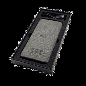 Power bank en liËge logo lumineux Power bank avec logo lumineux - P207-GRIS