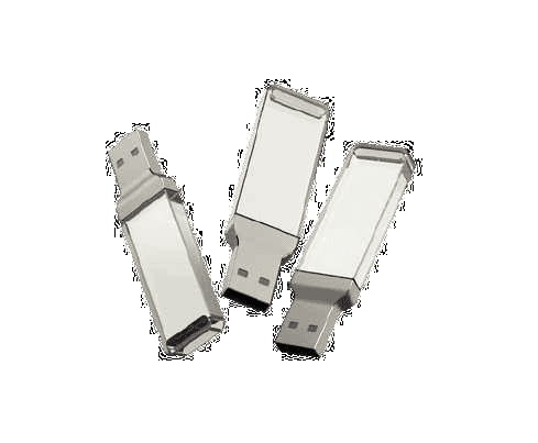 ClÈ USB ovale en plexi. - PF-130