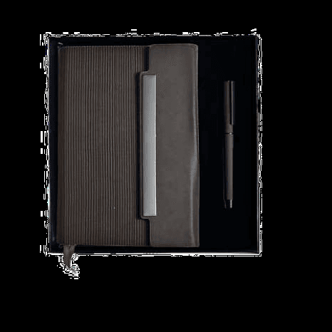 Notebook en similicuir + Stylo - REF7