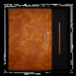 Coffret 2 piËce en similicuir - SK006-BLEU