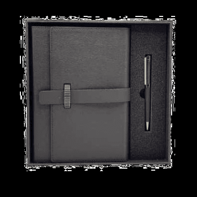 Coffret blocnote spirale + stylo Coffret blocnote + ClÈ usb + stylo - SK2405