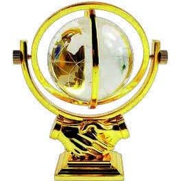 TrophÈe navire en cristale et bois - IMG-1396