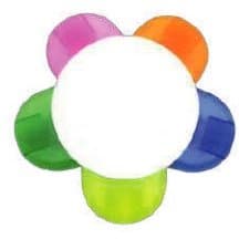 Surligneur fleurissant 5 couleurs - PF-110