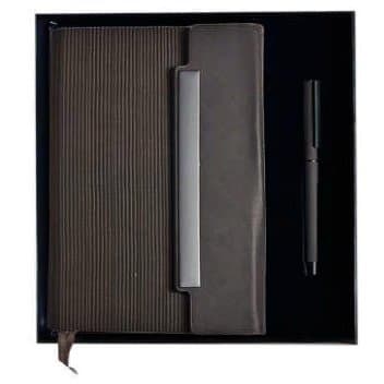 Notebook en similicuir + Stylo - REF7