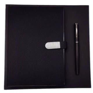 Notebook en similicuir + Stylo - REFN001