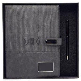 Coffret blocnote powerbank avec clÈ usb - SK2408