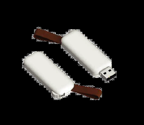 ClÈ USB en plastique coulissante.
