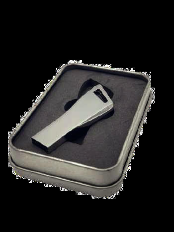ClÈ USB en plastique coulissante.