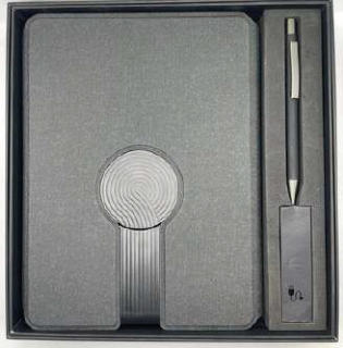 Coffret blocnote powerbank wirless