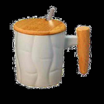 Mug en cÈramique et Bambou