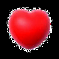 Balle antistress coeur