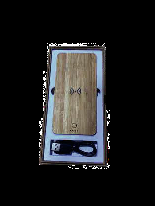 Power bank en Bambou