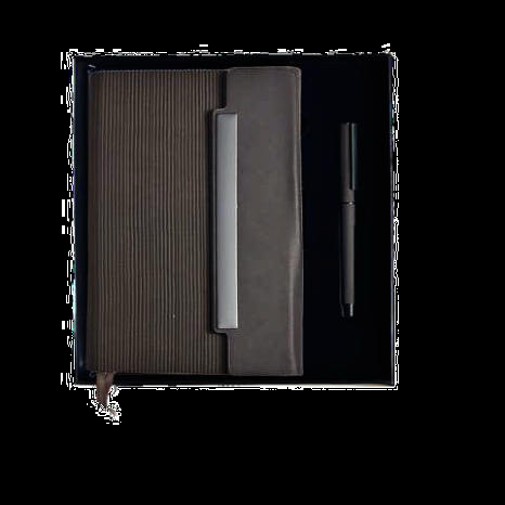 Notebook en similicuir + Stylo